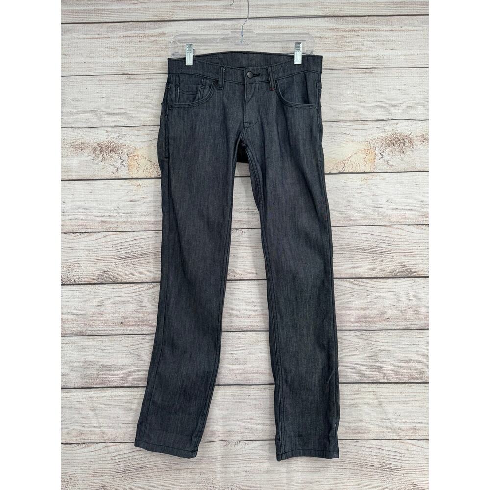 Comune Kelly Vintage Raw Rigid Slim Jeans Mens 28x30 Gray/Blue/Black Skate Jeans